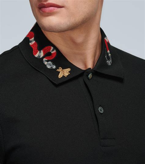 gucci flora snake t shirt|Gucci polo shirt snake collar.